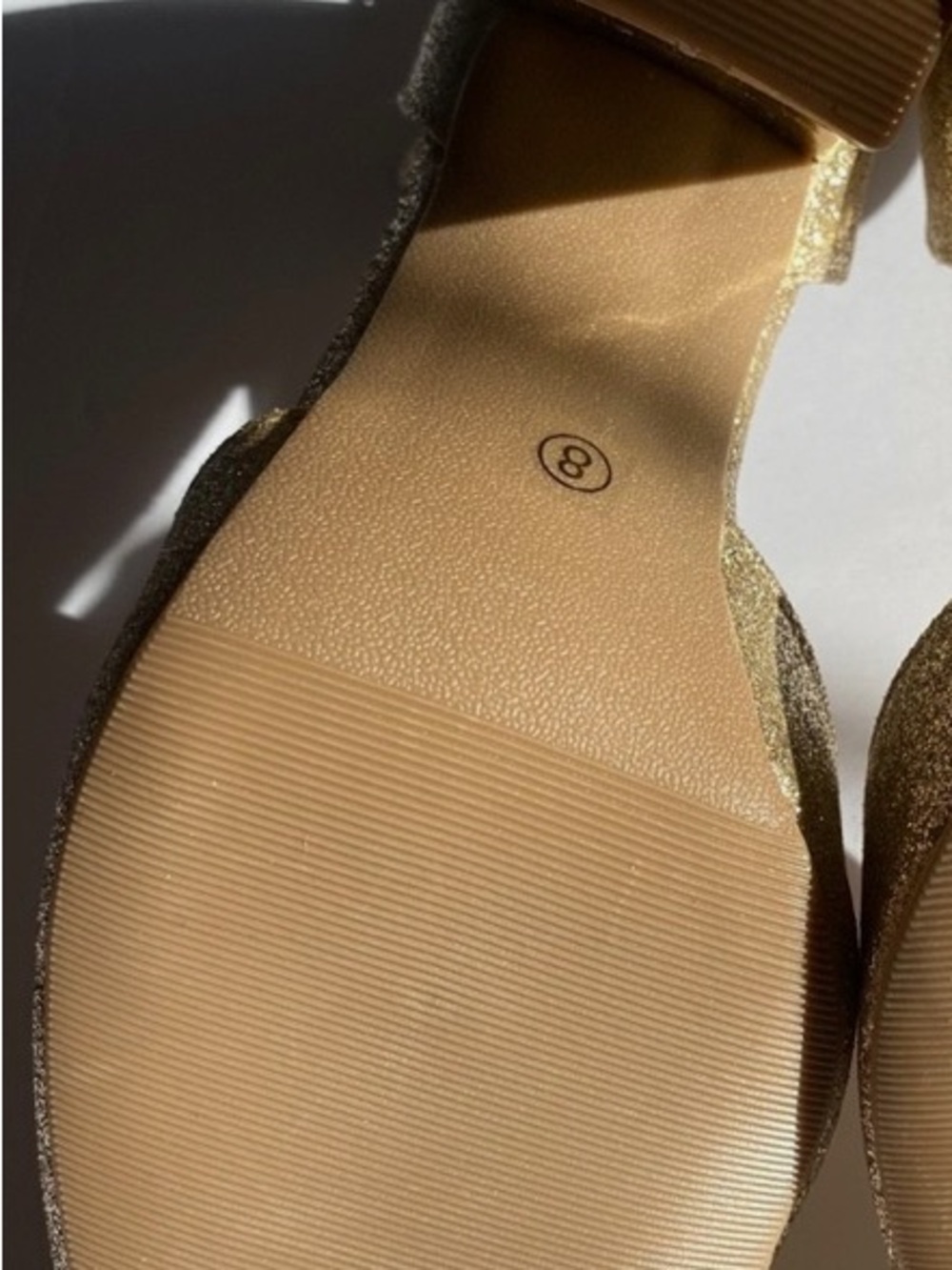 Lulu's Glamours Gold Heels - Picture 13 of 14